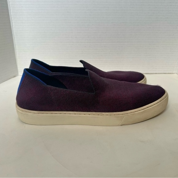 Rothy's The Original Sneaker Women’s Fig Python Purple Slip On Shoes- Size 9.5 - Picture 2 of 6